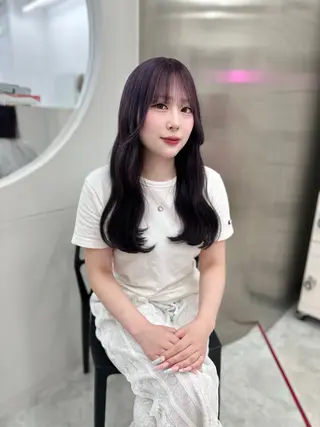 カラー パーマ ヘアアレンジ メンズ キッズ ♥️韓国ヘア レイヤー♥️ゆりのヘアスタイル