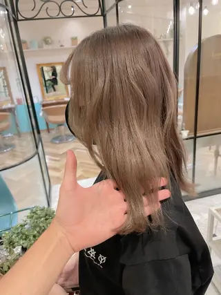 ミディアム レイヤー/韓国ヘア 縮毛矯正🫧鈴木颯のヘアスタイル