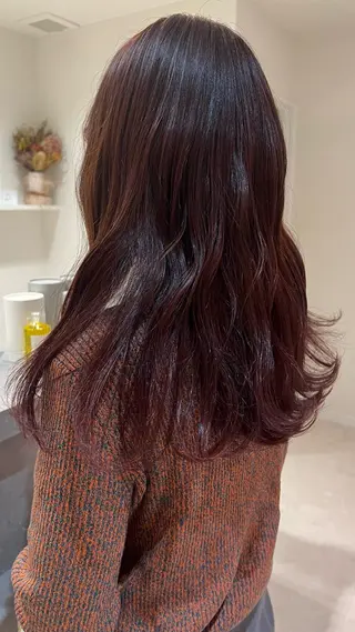 ロング カラー SHE. sakae所属・すみか / カットモデル募集のヘアスタイル