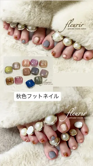 ネイル フルリール 【プライベートサロンのネイルデザイン