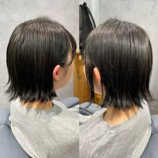 ミディアム 黒岩 梨沙のヘアスタイル