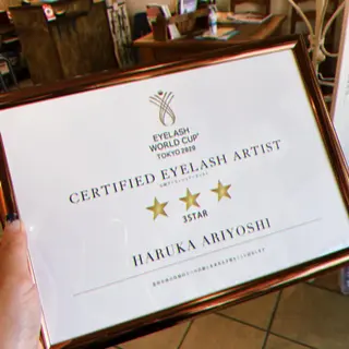 マツエク・マツパ ARLY'S OFFICIAL所属・ARLY's CHIHIROのマツエク・マツパデザイン