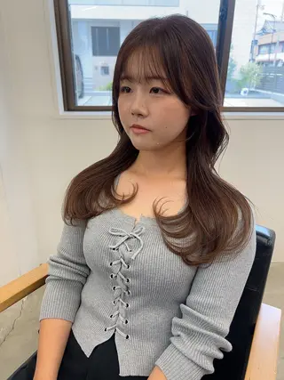 ロング vince. moekoのヘアスタイル