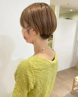 ショート 佐藤 永夏のヘアスタイル