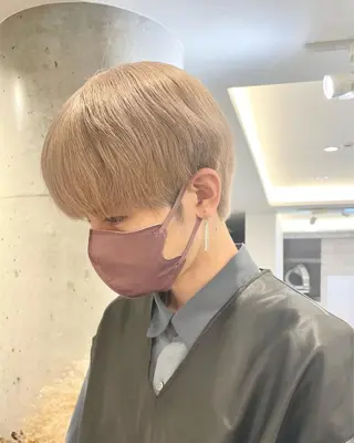 メンズ ♡似合わせハイトーン ♡maiのヘアスタイル