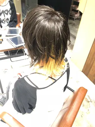 ショート 顔まわりの神様✨ 透明感カラー藤嶋秀幸のヘアスタイル