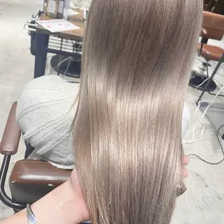 カラー 顔まわりの神様✨ 透明感カラー藤嶋秀幸のヘアスタイル