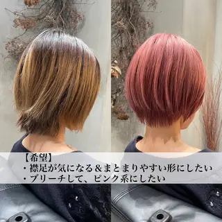 ショート カラー salon village  表参道所属・表参道/個室シェア サロン/中山優介のヘアスタイル