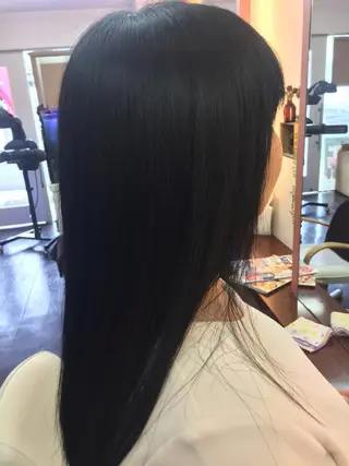 ロング パーマ 桧山 真のヘアスタイル