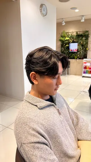 パーマ メンズ メンズカット/メン ズパーマ/鎌倉/ユウのヘアスタイル