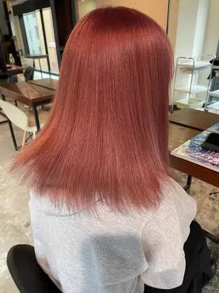 セミロング カラー ヘアアレンジ マツエク・マツパ 透明感カラー/推しカ ラー☁️JURAのヘアスタイル