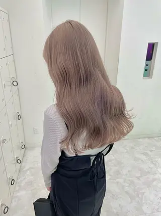 カラー 💖韓国×王道 ハイトーン💖のヘアスタイル