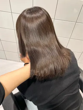 ミディアム カラー 表参道♡暗髪^ྀི 艶カラー♡アユミのヘアスタイル