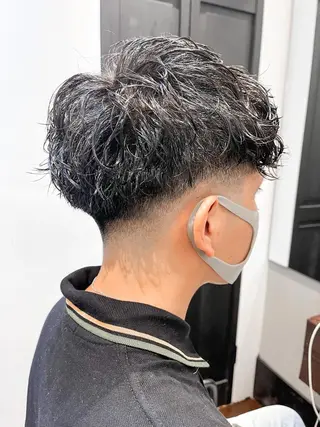 ショート パーマ メンズ amie高崎所属・高崎メンズパーマ 髪質改善TAKEのヘアスタイル