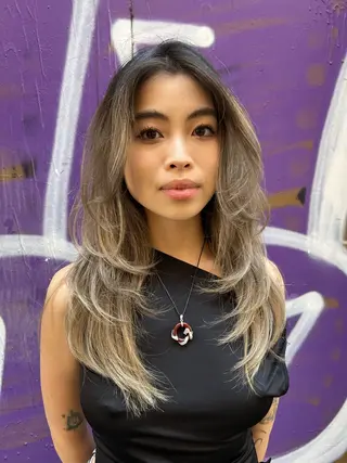 ロング カラー haco＋所属・圧倒的デザイン力 店長🎨RENAのヘアスタイル