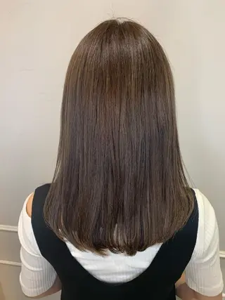 セミロング カラー 🦖鶴岡香純🦖 育休中のヘアスタイル