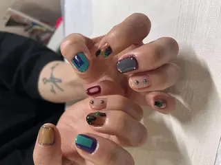 ネイル ネイルズシャトン トップネイリスト牛島のネイルデザイン