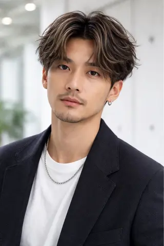 カラー メンズ Vel(ベル)所属・白髪ぼかし専門 三澤陽のヘアスタイル