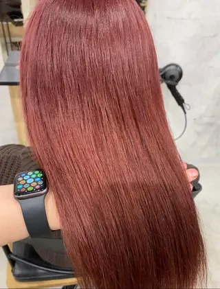 セミロング カラー 髪質改善/レイヤー カット手塚奨のヘアスタイル