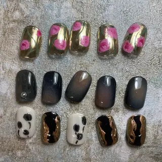 メンズ ネイル ✨akari✨ 韓国、メンズネイルのネイルデザイン