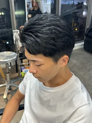 カラー メンズ fifth men's原宿所属・fifth/原宿/ シャドウパーマ/カズのヘアスタイル