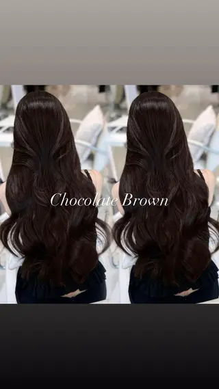 ロング 銀座♡透明感カラー/ 顔周りカットFukaのヘアスタイル