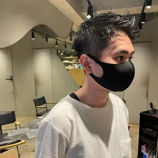 メンズ 🌈圧倒的デザイン パーマ　関和希のヘアスタイル