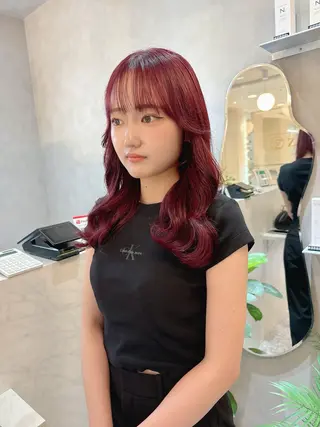 セミロング Tink　天神店所属・今村賢治/メンズ/ レイヤー✨艶カラーのヘアスタイル