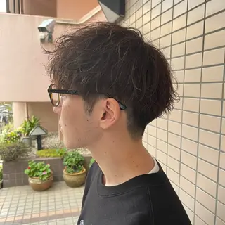 ショート パーマ メンズ 🖤Ayumi🖤 メンズ特化❤️‍🔥のヘアスタイル