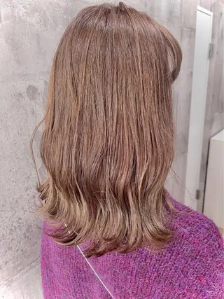 ミディアム カラー MIKOTO/マンツ ーマン/髪質改善🤎のヘアスタイル
