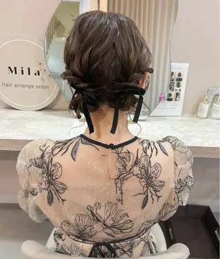 ミディアム Mila chihiroのヘアスタイル