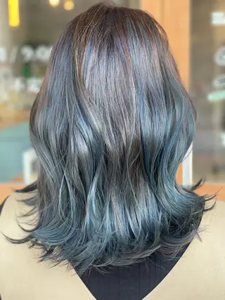 ロング カラー Snaly カラー特化ページのヘアスタイル