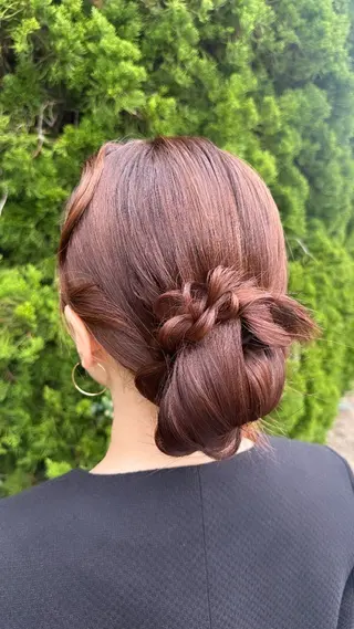 ロング ヘアアレンジ メンズ ヘアメイク kanaのヘアスタイル