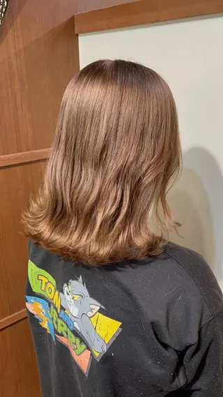 ミディアム カラー 💓シールエクステ ルミエールのヘアスタイル