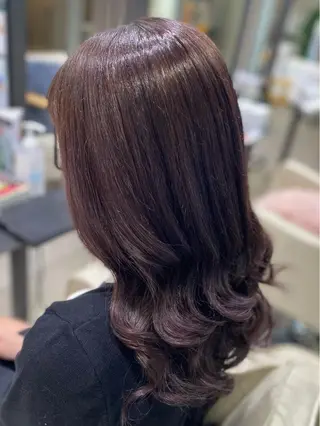 セミロング ハイトーン✨艶髪💘 💘 AYANO💘のヘアスタイル