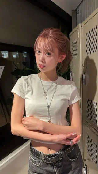 ミディアム カラー Chikashitsu所属・Ren /北堀江のヘアスタイル