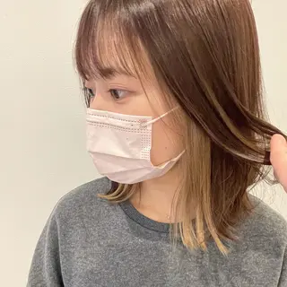 セミロング カラー 北九州美容室 🕊️わかな✂︎のヘアスタイル