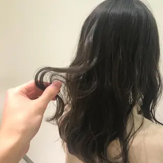 ロング カラー MASHU所属・鳥越 一希のヘアスタイル