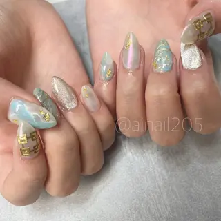 ネイル ニュアンス🌿‬ Aivy./アイビーのネイルデザイン