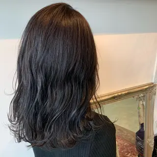 セミロング カラー ヘアアレンジ 山崎 澪 レイヤーカット/大宮のヘアスタイル