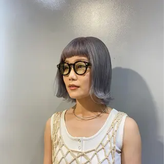 ミディアム メンズカット/パーマ 艶カラーTAIGA︎のヘアスタイル