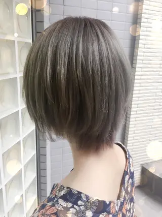 ショート カラー パーマ ヘアアレンジ サロウィン柏所属・神山 昌子のヘアスタイル