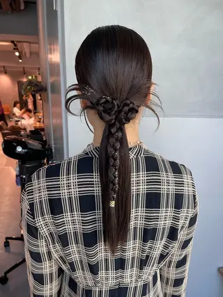 ヘアアレンジ charm《銀座》 ヘアセット/縮毛矯正のヘアスタイル