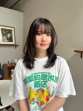 ロング 加藤 悠真のヘアスタイル