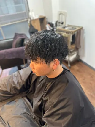 ミディアム メンズ Lizir  ルズィール所属・Luzir⭐︎ GEN⭐︎のヘアスタイル