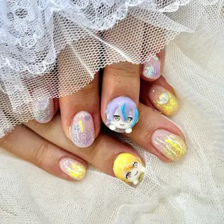 ショート ネイル 池袋痛ネイル Nok. 渡辺のネイルデザイン