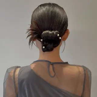 セミロング ヘアアレンジ noa/ 渋谷のヘアスタイル