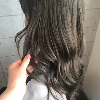 ロング カラー ヘアアレンジ knock【ノック】所属・烏丸韓国ヘア🇰🇷 ayaka🎀のヘアスタイル