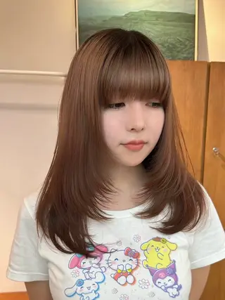 ロング ENIEN MAKE'S 立川所属・綾/ベージュカラー /パーマ🩰のヘアスタイル