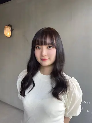 セミロング 🎀韓国レイヤー/透 明感カラー/airiのヘアスタイル